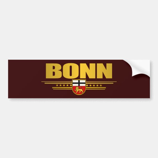 Bonn 2 autoaufkleber (Vorne)