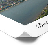 Bonn Bad Godesberg & Rhein Poster (Ecke)