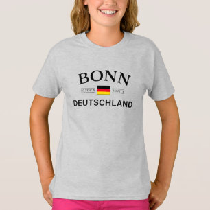 Bonn Deutschland koordiniert deutsche Kinder T-Shirt