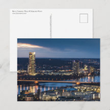 Bonn Deutschland Postkarte