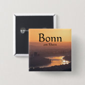 Bonn Deutschland Souvenir Button (Vorne & Hinten)