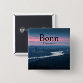 Bonn Deutschland Souvenir Button (Vorne & Hinten)