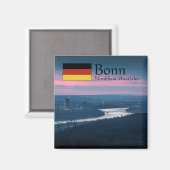 Bonn Deutschland Souvenir Magnet (Vorderseite/Rückseite)