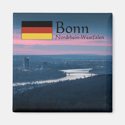 Bonn Deutschland Souvenir Magnet (Vorne)