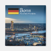 Bonn Deutschland Souvenir Magnet (Vorne)