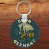 Bonn Deutschland Stadt Kunst Schlüsselanhänger (Vorderseite)