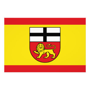 Bonn Flagge Stadt Deutschland Symbol Emblem Löwe Fotodruck