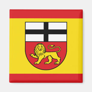 Bonn Flagge Stadt Deutschland Symbol Emblem Löwe Magnet