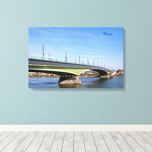 Bonn Leinwanddruck (Insitu (Holzboden))
