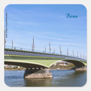 Bonn Quadratischer Aufkleber