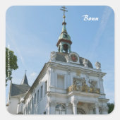 Bonn Quadratischer Aufkleber (Vorderseite)