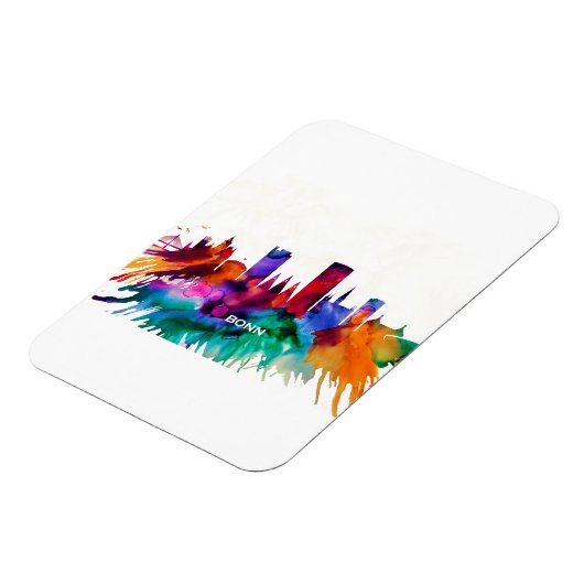 Bonn Skyline Magnet (Linke Seite)