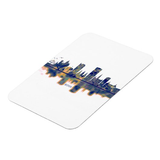 Bonn Skyline Magnet (Linke Seite)