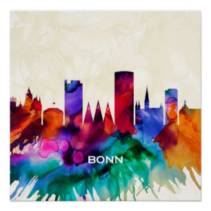Bonn Skyline Poster