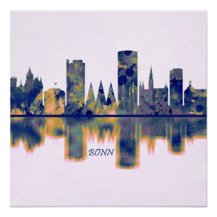 Bonn Skyline Poster