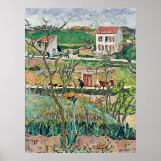 Bonnard's Rainy Landscape Poster (Vorne)