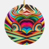 Bonnaroo Abstrakte Keramik Ornament (Hinten)