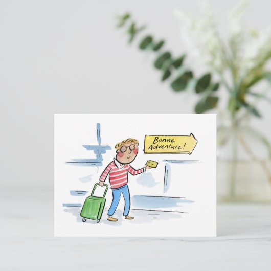 Bonne Adventure Postkarte (Stehend Vorderseite)