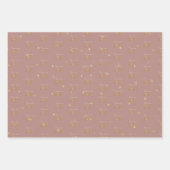 Bonne Année 2026 Elegantes Geschenkpapier Set (Vorderseite 3)
