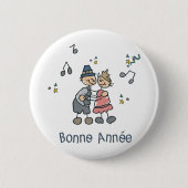 Bonne Annee Button (Vorderseite)
