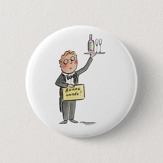 Bonne Annee Button (Vorderseite)