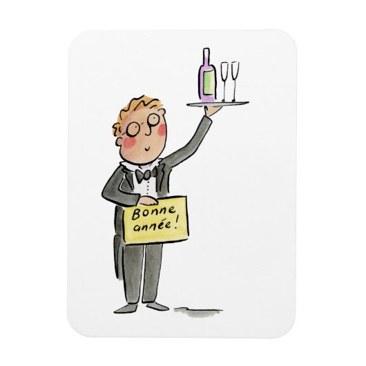 Bonne Annee Magnet (Vertikal)