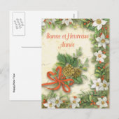 Bonne bei Heureuse Annee Feiertagspostkarte (Vorne/Hinten)