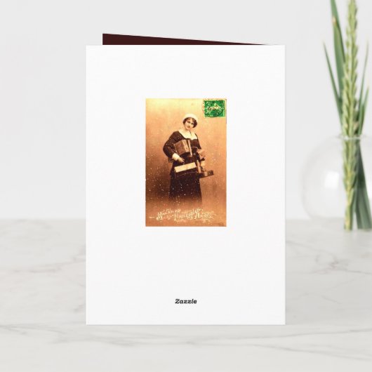 Bonne et Heureuse Annee Card Karte (Rückseite)