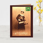 Bonne et Heureuse Annee Card Karte (Gelbe Blume)