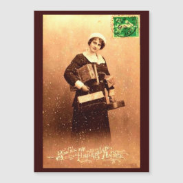 Bonne et Heureuse Annee Magnetkarte