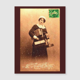 Bonne et Heureuse Annee Magnetkarte