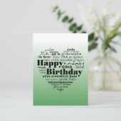 Bonne fête dans plusieurs postkarte (Stehend Vorderseite)