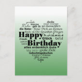 Bonne fête dans plusieurs postkarte (Vorderseite)