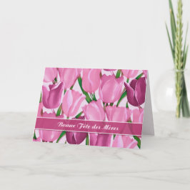 Bonne Fête des Mères Mother's Day Card auf Französ Karte