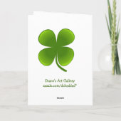 Bonne Fete / Happy Holiday - Vintage Karte (Rückseite)