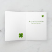 Bonne Fete / Happy Holiday - Vintage Karte (Innenseite)