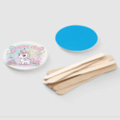 bonne fête licorne fächer (Non-assembled)