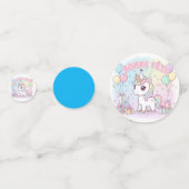 bonne fête licorne  konfetti (Rückseiten)