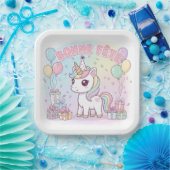 bonne fête licorne pappteller (Party)