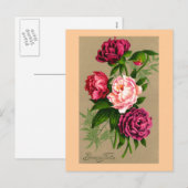 "Bonne Fete" Vintage French Christmas Feiertagspostkarte (Vorne/Hinten)