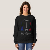 Bonne Fte Nationale Bastille Day Fleur De Lys Fran Sweatshirt (Vorne ganz)