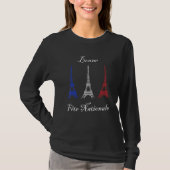Bonne Fte Nationale Bastille Day Fleur De Lys Fran T-Shirt (Vorderseite)