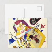 Bonne humeur, 1923 von Wassily Kandinsky Postkarte (Vorne/Hinten)