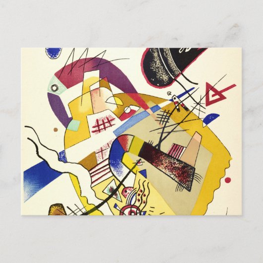 Bonne humeur, 1923 von Wassily Kandinsky Postkarte (Vorderseite)