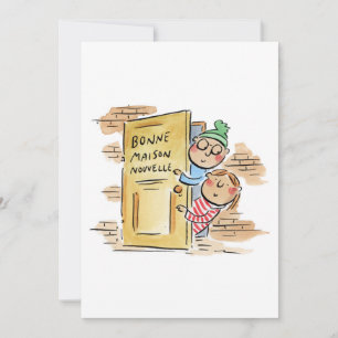 Bonne Maison nouvelle Einladung