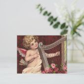 Bonne Saint Valentin! Postkarte (Stehend Vorderseite)