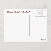 Bonne Saint Valentin! Postkarte (Rückseite)