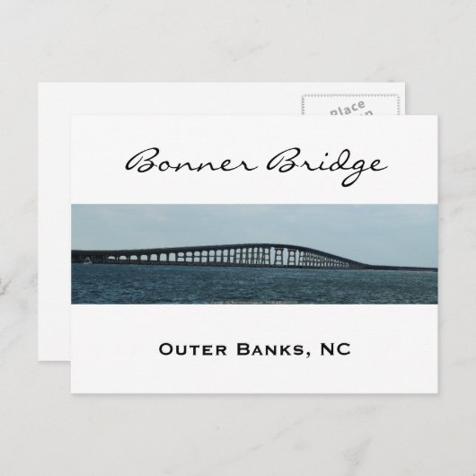 Bonner Bridge Postkarte (Vorne/Hinten)