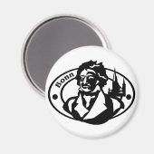 Bonner Briefmarke Magnet (Vorderseite/Rückseite)