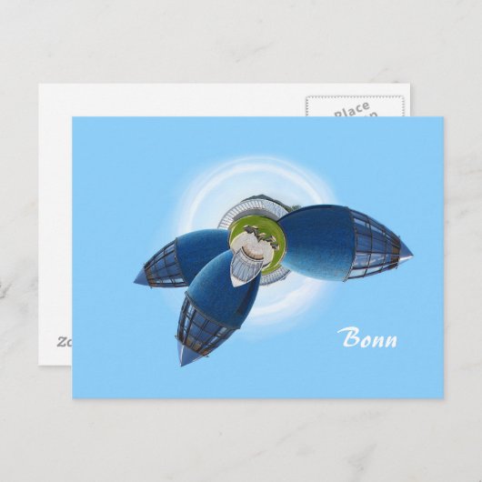 Bonner Planet Postkarte (Vorne/Hinten)